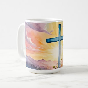 Beautiful Easter Watercolor Art Coffee Mug