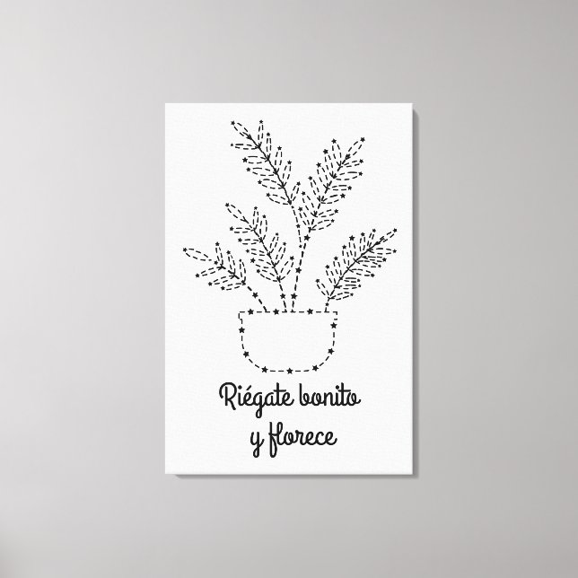 Beautiful Edge I Vertical Canvas Print (Front)