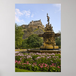 Beautiful Edinburgh Castle Poster