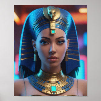 Beautiful Egyptian Queen  Poster