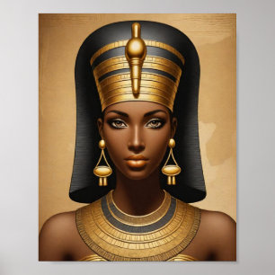 Beautiful Egyptian Queen Poster