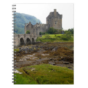 Beautiful Eileen Donan Castle in Western Dornie 2 Spiral Notebook