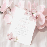 Beautiful Elegance Blush Floral Wedding Invitation<br><div class="desc">Beautiful Elegance Blush Floral Wedding Invitation

See matching collection in our Niche and Nest Store</div>