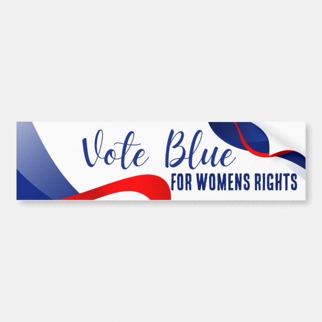 Beautiful Elegant 2024 Election Biden Harris Bumper Sticker (Front)