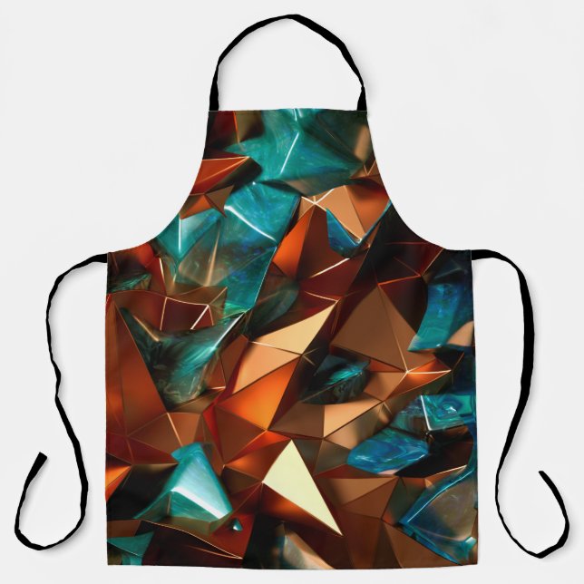 Beautiful, elegant, abstract background with metal apron (Front)
