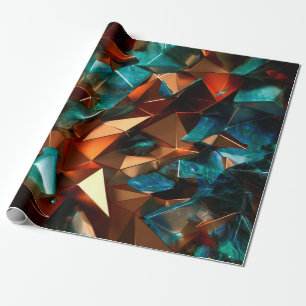 Beautiful, elegant, abstract background with metal wrapping paper