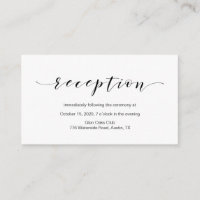 Beautiful Elegant, Black font, Wedding Reception