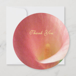 Beautiful Elegant Cala Lily Wedding Thank YOu