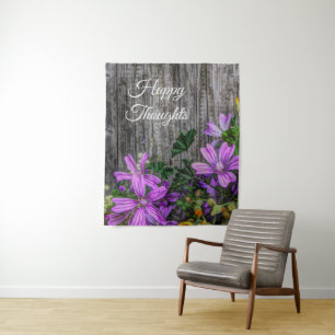 Beautiful Elegant Colourful Wild Flowers Tapestry