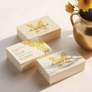 Beautiful Elegant & Ornate Decorative Butterfly Business Card