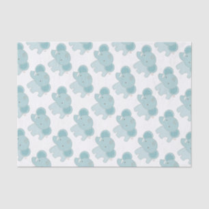 Beautiful Elephant Baby Shower Custom Tissue Paper