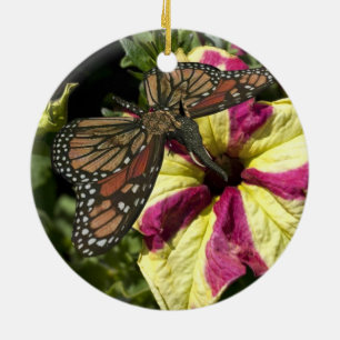Beautiful Elephant Butterfly Ceramic Tree Decoration