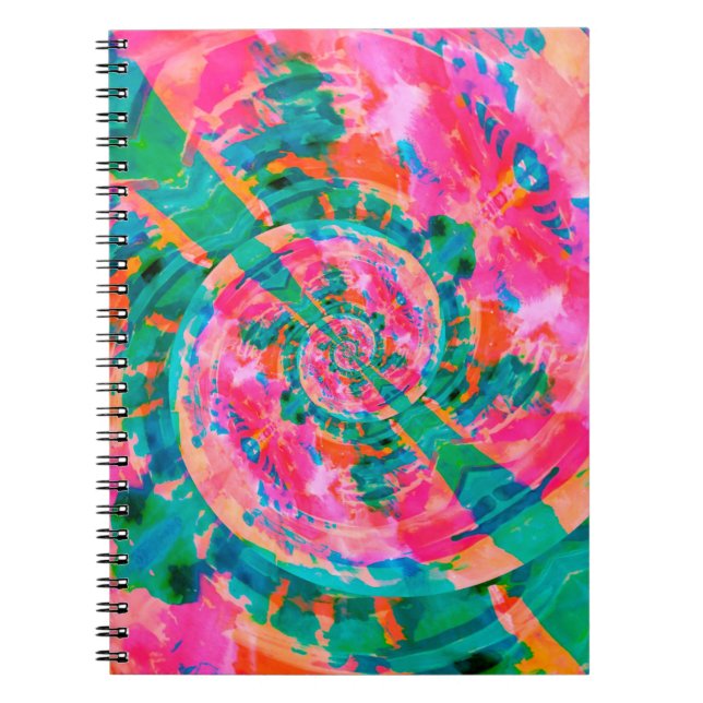 beautiful emotional paint-like illustration abstra notebook (Front)