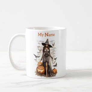 Beautiful Enchanted Girl: Halloween Witch Cup