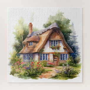Beautiful English Cottage Jigsaw Puzzle