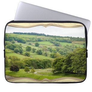 Beautiful English Landscape Yorkshire Dales Laptop Sleeve