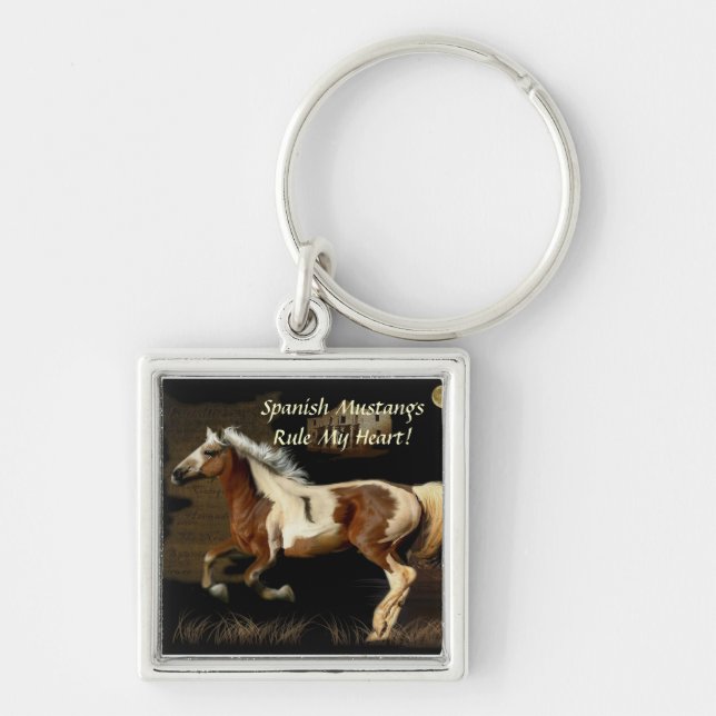 Beautiful Equines Horse-lover's Gift Key Ring (Front)