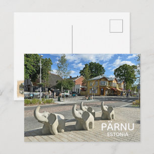 Beautiful Estonia Pärnu Postcard! Postcard