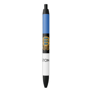 Beautiful Estonia Pen! Black Ink Pen