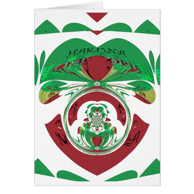 Beautiful Ethiopia Lovely Hakuna Matata I love Hea (Front)