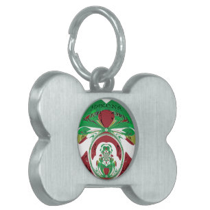 Beautiful Ethiopia Lovely Hakuna Matata I love Hea Pet Name Tag
