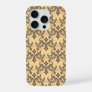 Beautiful ethnic Damascus pattern pointillism iPhone 15 Pro Case