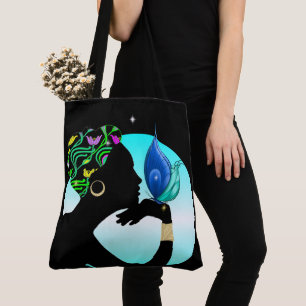 Beautiful Ethnic Woman All Over Print Tote Bag