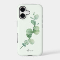 Beautiful eucalyptus minimal greenery, custom name