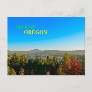 Beautiful Eugene, Oregon Panoramic Postcard! Postcard