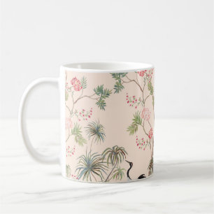 Beautiful exotic chinoiserie wallpaper. Hand drawn Coffee Mug