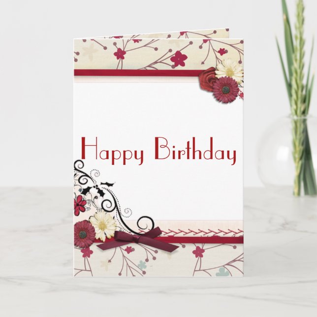 Beautiful Expressions - Birthday Card (Front)