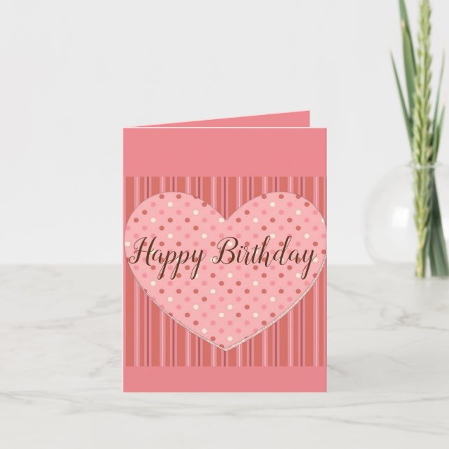 Beautiful Expressions -Birthday Greeting Card (Front)