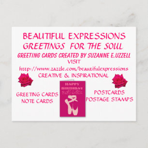 BEAUTIFUL EXPRESSIONS GIFTS POSTCARD