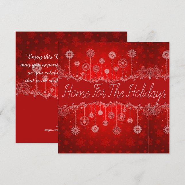 BEAUTIFUL EXPRESSIONS HOLIDAY CARD (Front/Back)