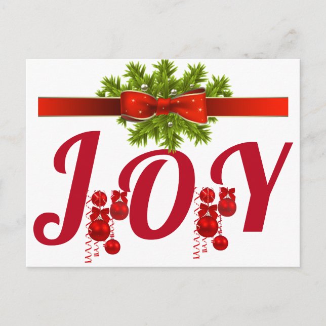 Beautiful Expressions  Holiday Postcard (Front)