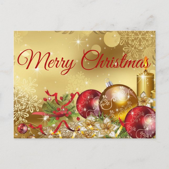 Beautiful Expressions - Holiday Postcard (Front)