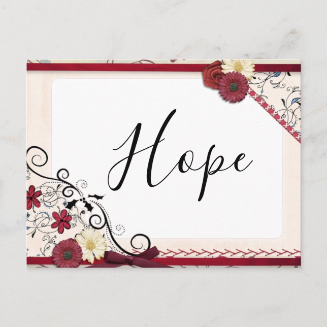 BEAUTIFUL EXPRESSIONS POSTCARD (Front)