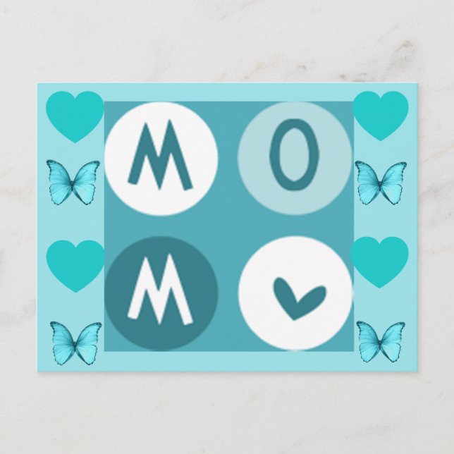 Beautiful Expressions - Stationery -Mum Postcard (Front)