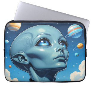 Beautiful Extraterrestrial Alien Being  Laptop Sleeve