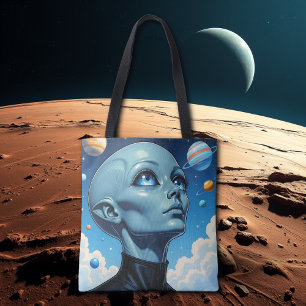 Beautiful Extraterrestrial Alien Being  Tote Bag
