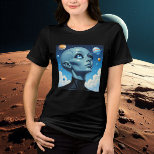 Beautiful Extraterrestrial Alien Being  Tri-Blend Shirt
