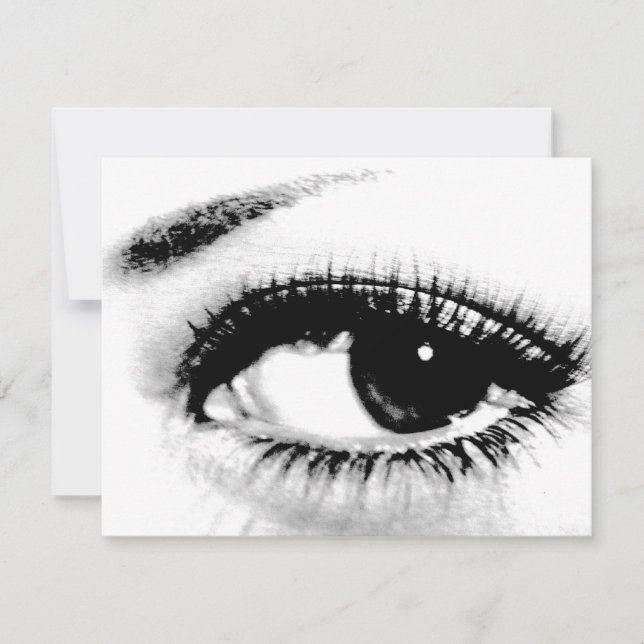 Beautiful Eye Custom Invites (Front)