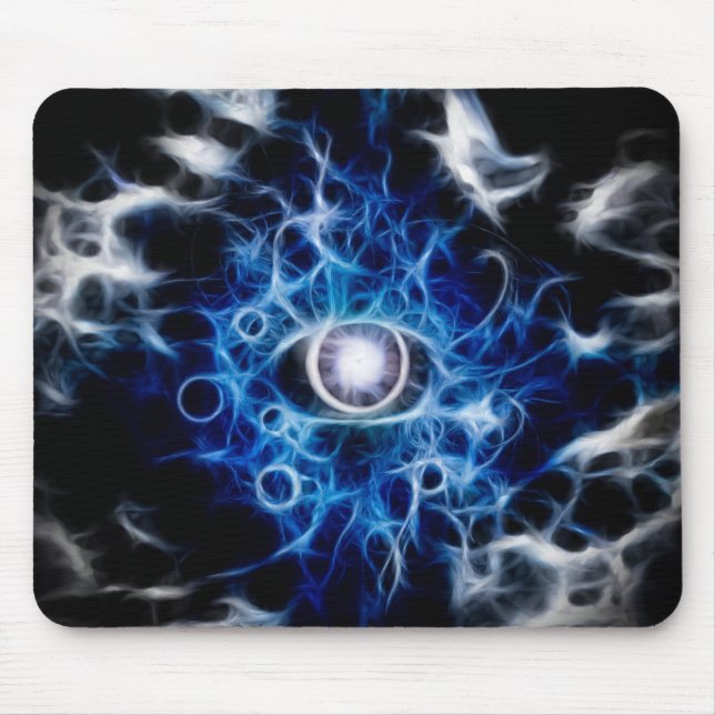 Beautiful Eye Design Mouse Pad (Front)