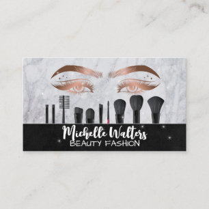 Beautiful Eyes Make Up Brushes Business Card