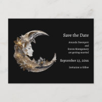Beautiful Face in the Moon Wedding