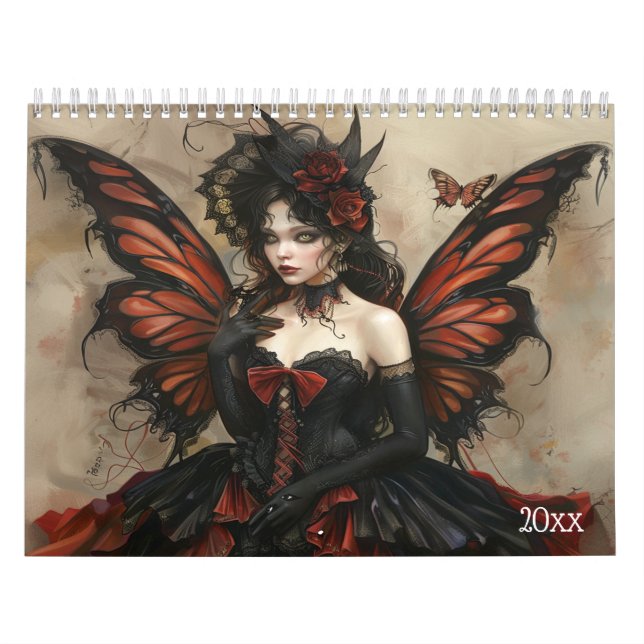 Beautiful Fairies Butterflies Elegant Calendar (Cover)