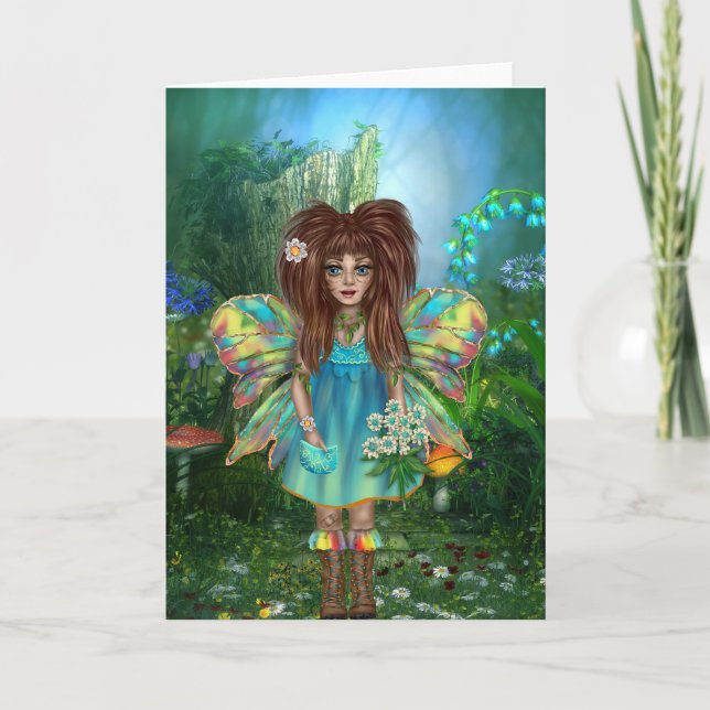 Beautiful Fairy All Occasion Greeting Card (Front)