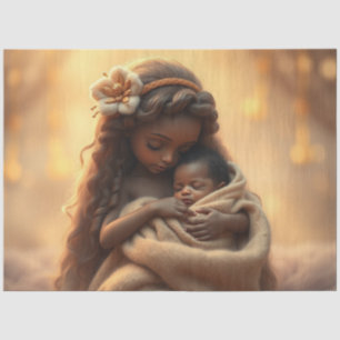 Beautiful Fairy and Baby Fantasy Art Tissue Paper