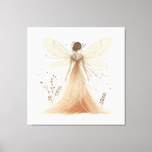 Beautiful Fairy Canvas Wall Art – Magical Fantasy (Front)