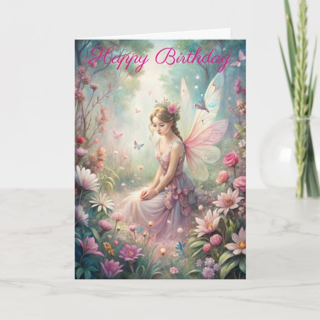 Beautiful Fairy Card (Front)